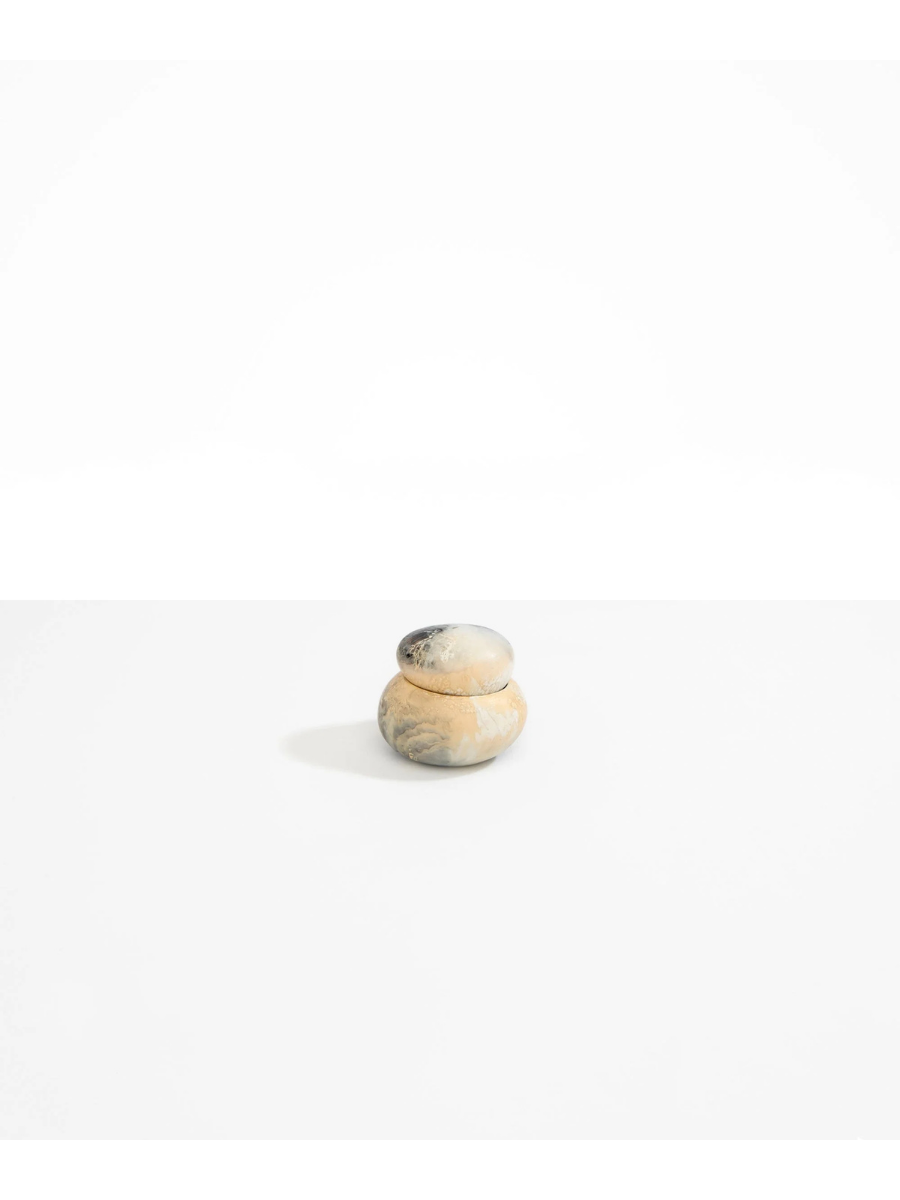 Dinosaur Designs Small Pebble Jar, Sandy Pearl
