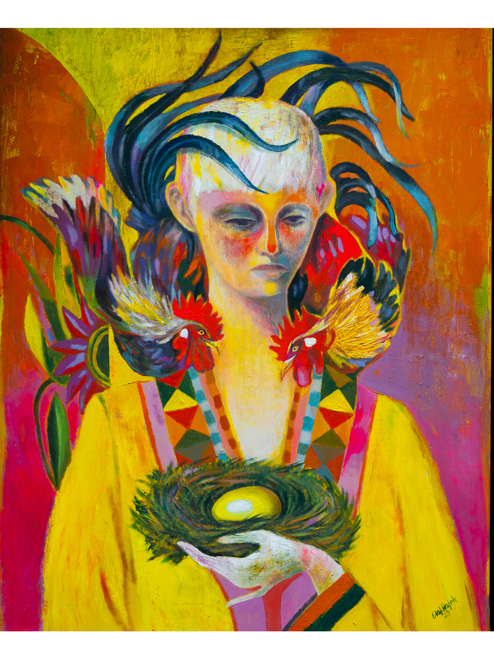 Olaf Hajek, The Golden Egg, 2023