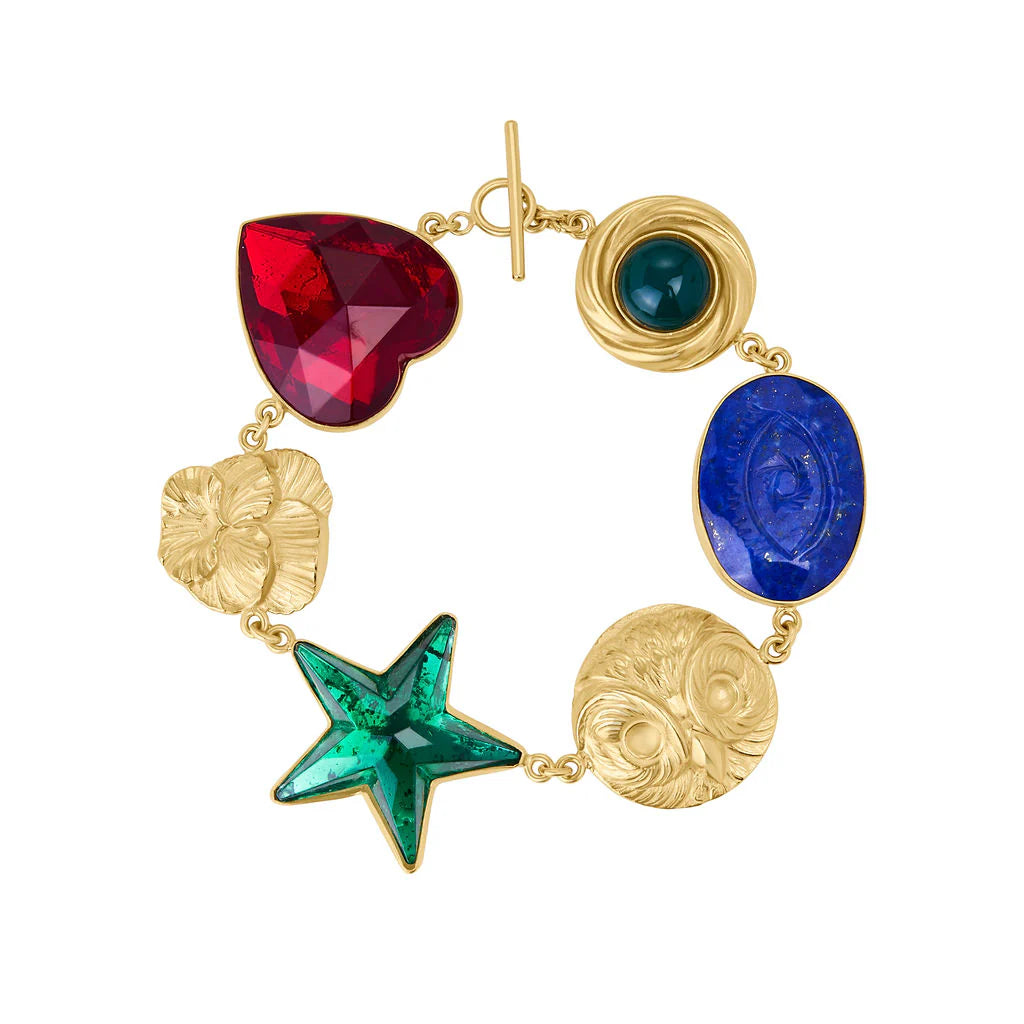 GRAINNE MORTON, HEART AND STAR BRACELET