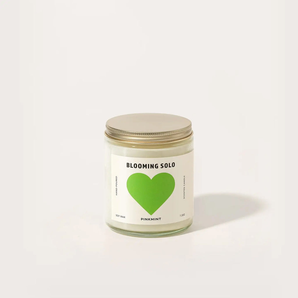 Pinkmint Soy Candle | Blooming Solo
