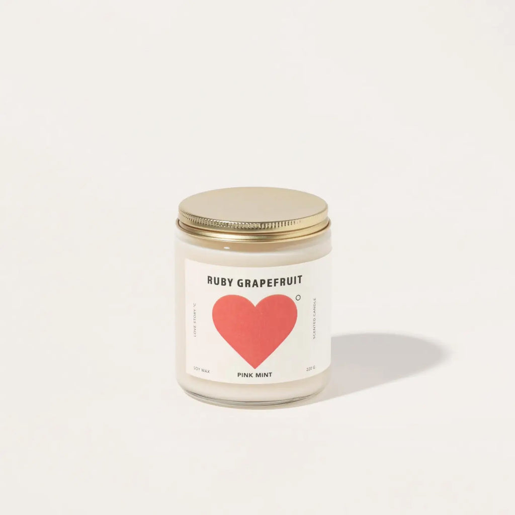 Pinkmint Soy Candle | Ruby Grapefruit