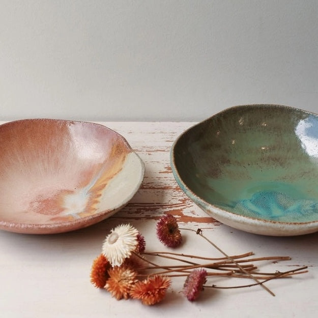Woodfolk | Organic Ceramic Fruit Bowl | Eucalyptus