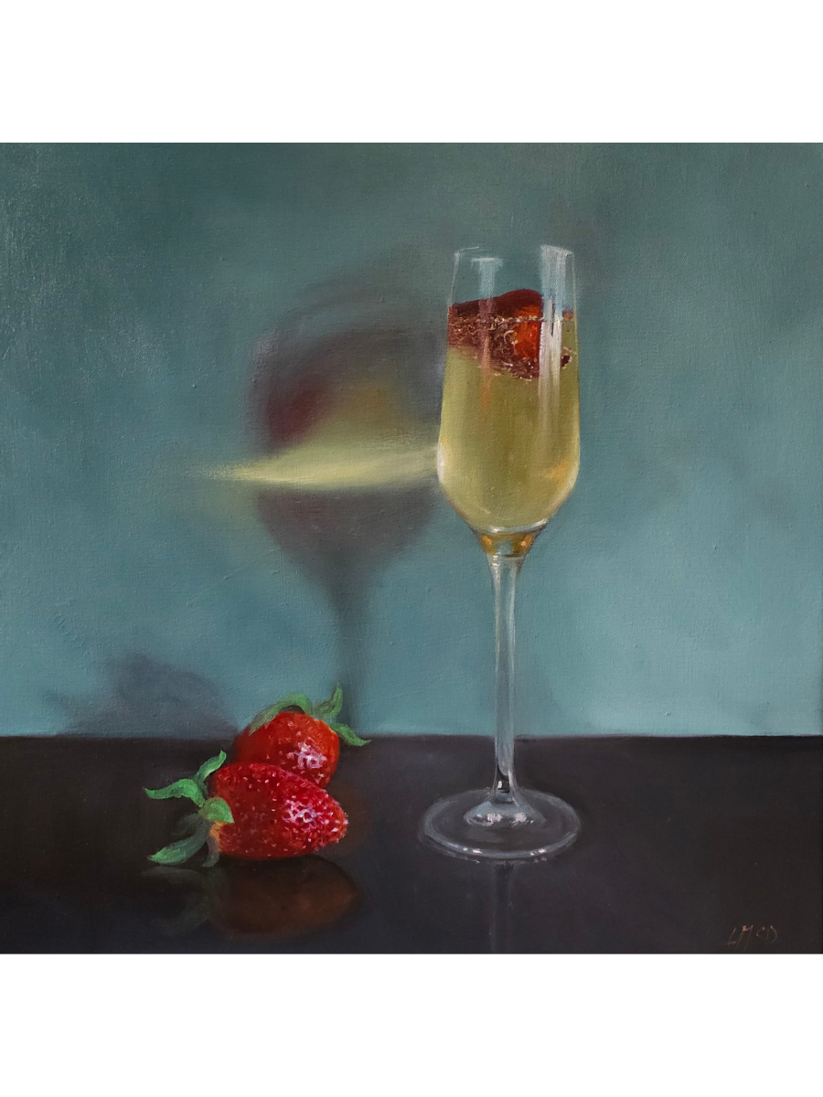 Llael McDonald, Champagne with Strawberries