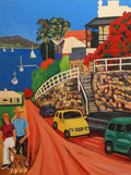 Sharman Feinberg, The Red Bougainvillea