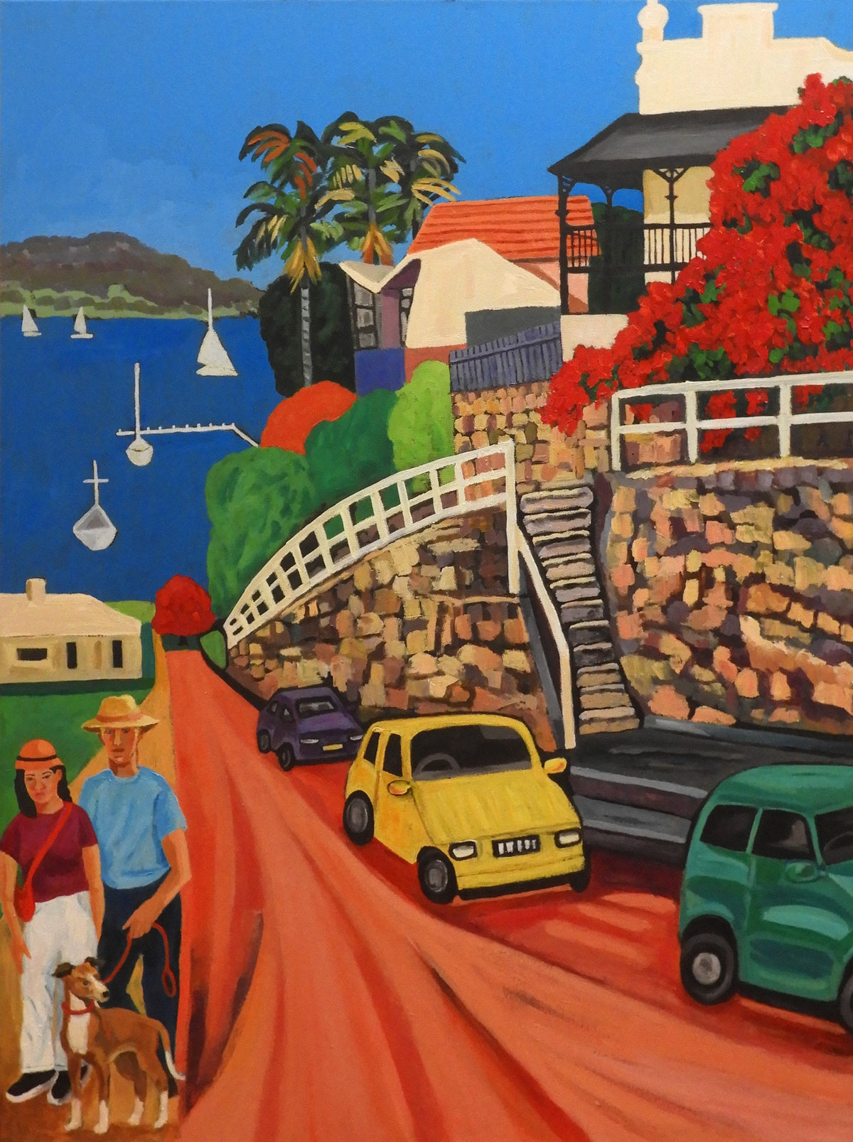 Sharman Feinberg, The Red Bougainvillea